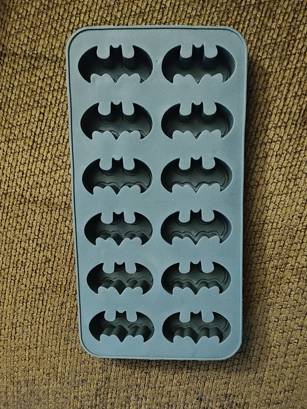 Batman Silicone Mold - Light Gray Bat Shapes
